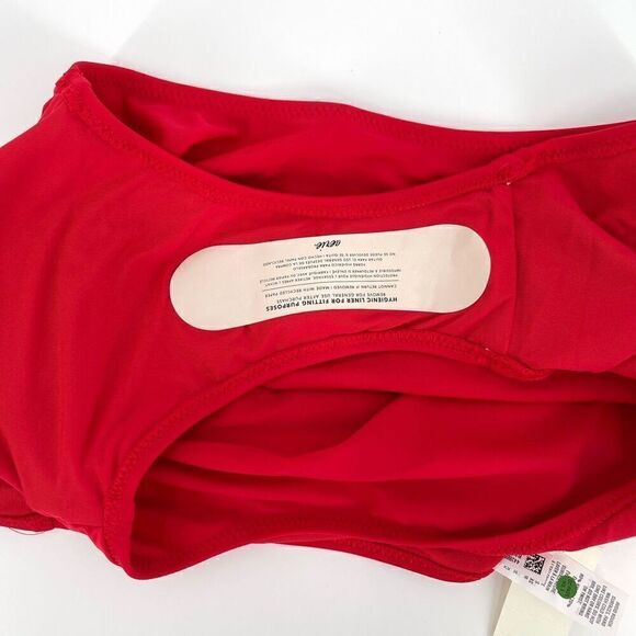 Aerie High Waisted Full Coverage Swimsuit Bottoms Women Small Red NWT - Picture 4 of 4